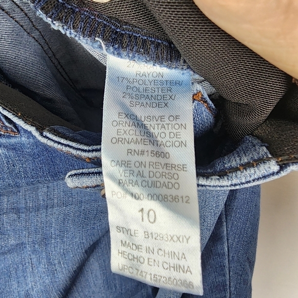 Democracy "Ab"technology Medium Wash Skinny Jeans SIZE 10 - Picture 7 of 7